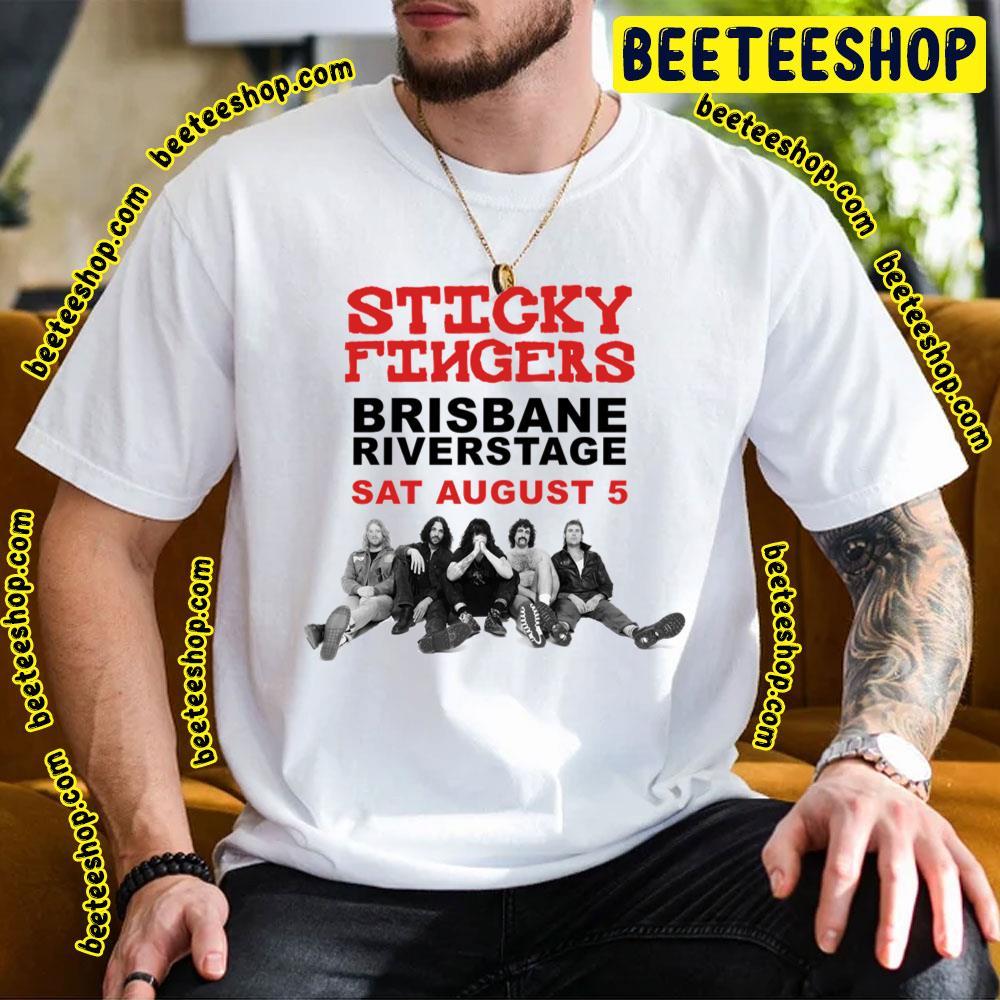 Sticky Fingers Brisbane Riverstage Beeteeshop Trending Unisex T-Shirt