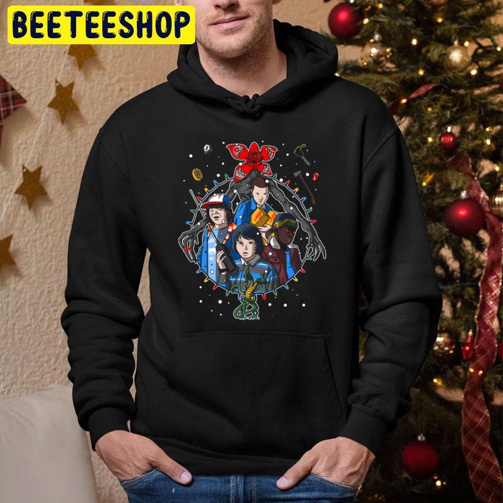 Stranger Things Christmas Beeteeshop Trending Unisex Hoodie