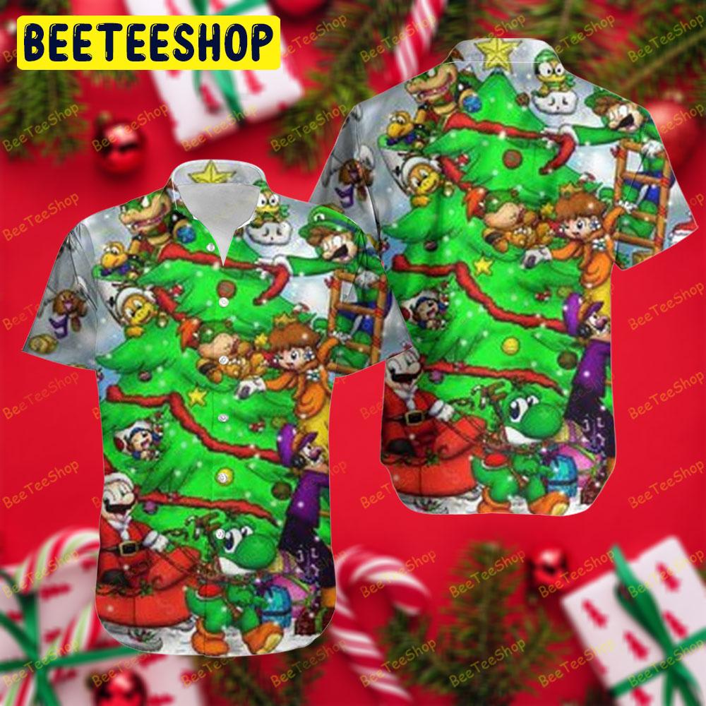 Super Mario Christmas 05 Trending Hawaii Shirt