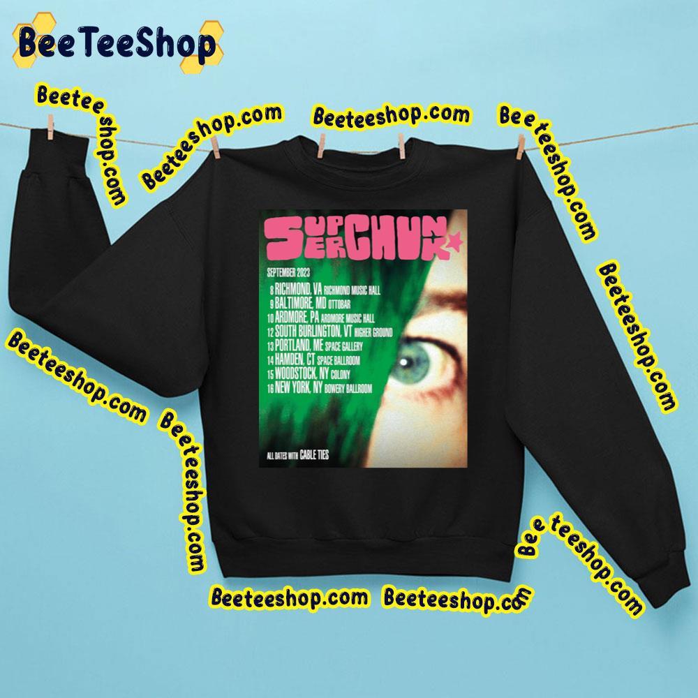 Superchunk September Tour 2023 Beeteeshop Trending Unisex Sweatshirt