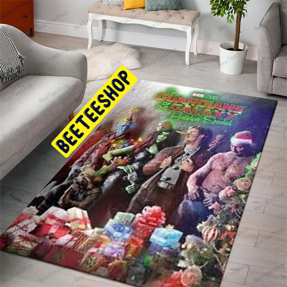 Team The Guardians Of The Galaxy Holiday Special Trending Rug Rectangle