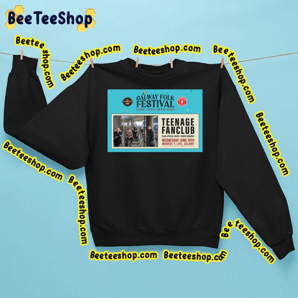 Teenage Fanclub Galway Forlk Festival 2023 Beeteeshop Trending Unisex Sweatshirt