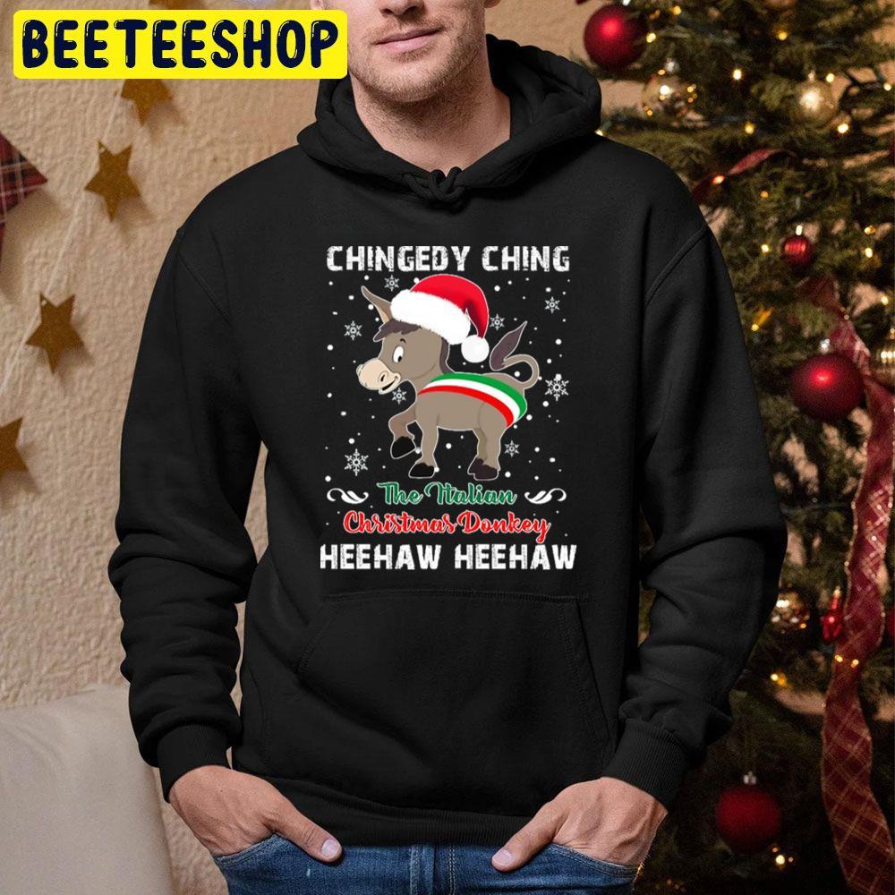 The Christmas Donkey Italian Christmas Donkey Beeteeshop Trending Unisex Hoodie