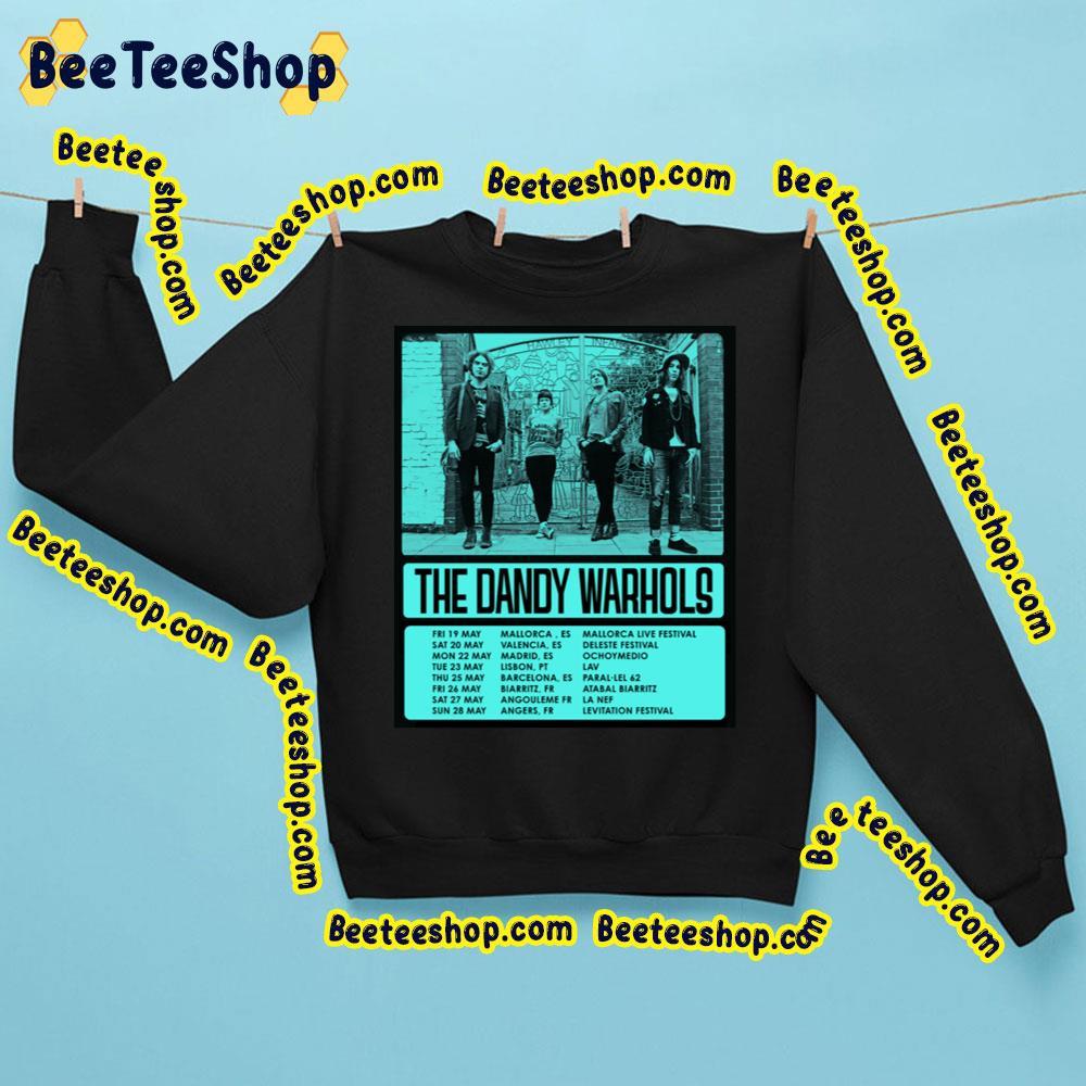 The Dany Warhols 2023 Tour Blue Beeteeshop Trending Unisex T-Shirt