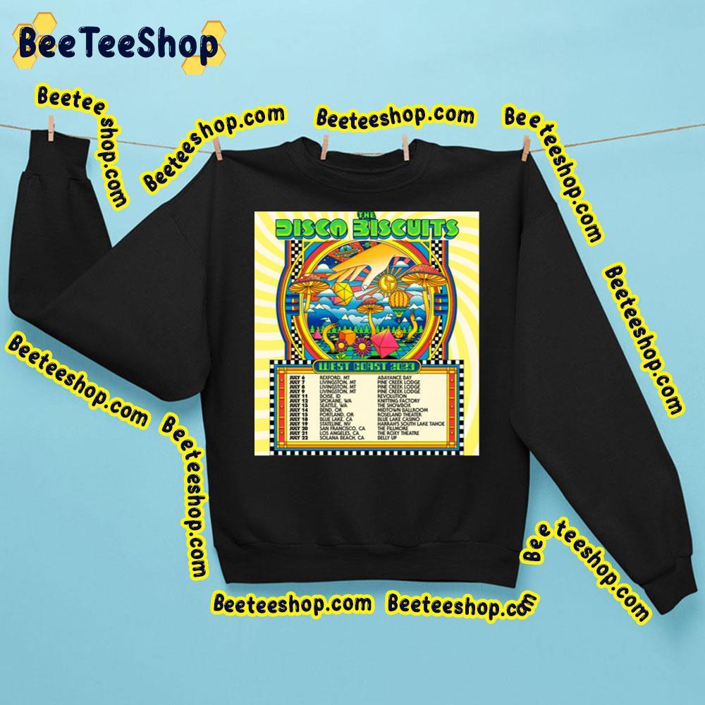 The Disco Biscuits West Goast July 2023 Beeteeshop Trending Unisex Sweatshirt