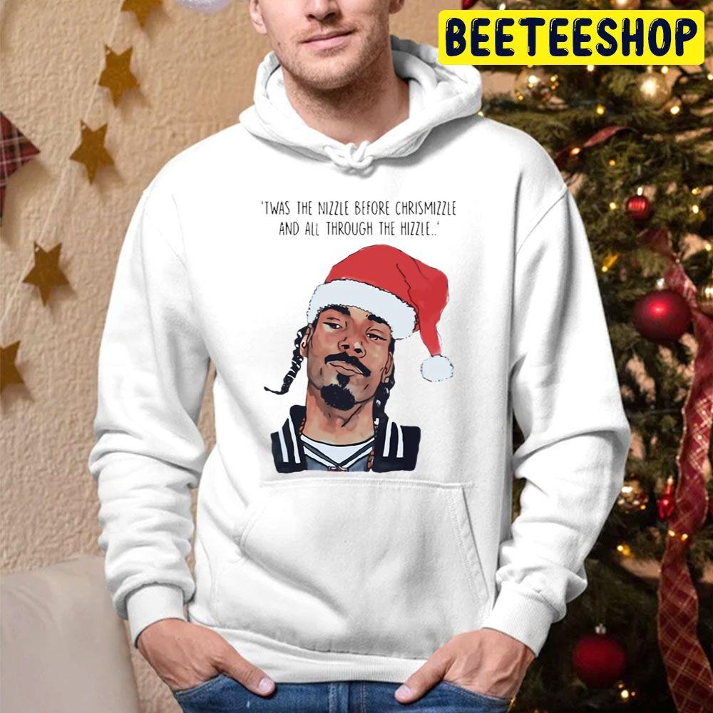 T’was The Nizzle Before Christmizzle Snoop Dog Christmas Beeteeshop Trending Unisex Hoodie