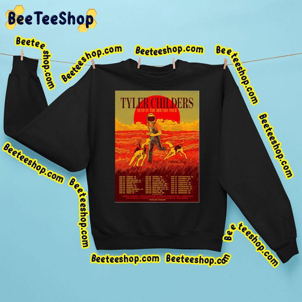 Tyler Farr 2023 Send In The Hounds Tour Beeteeshop Trending Unisex T-Shirt
