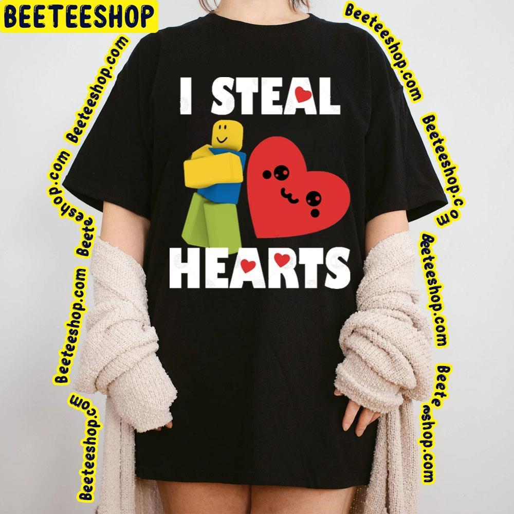 Valentines Day I Steal Hearts Roblox Unisex T-Shirt