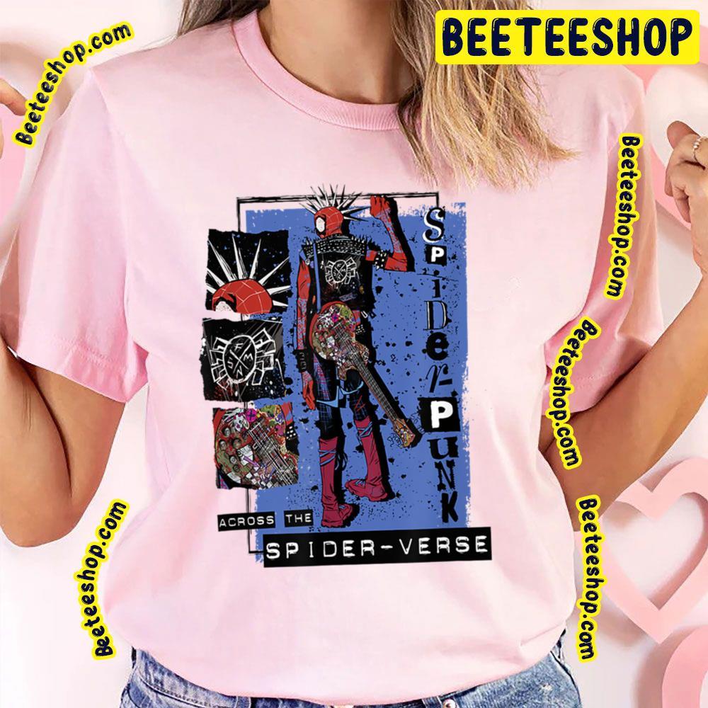 Verse Vintage Spider Punk Morales Spiderverse Movie Beeteeshop Trending Unisex T-Shirt