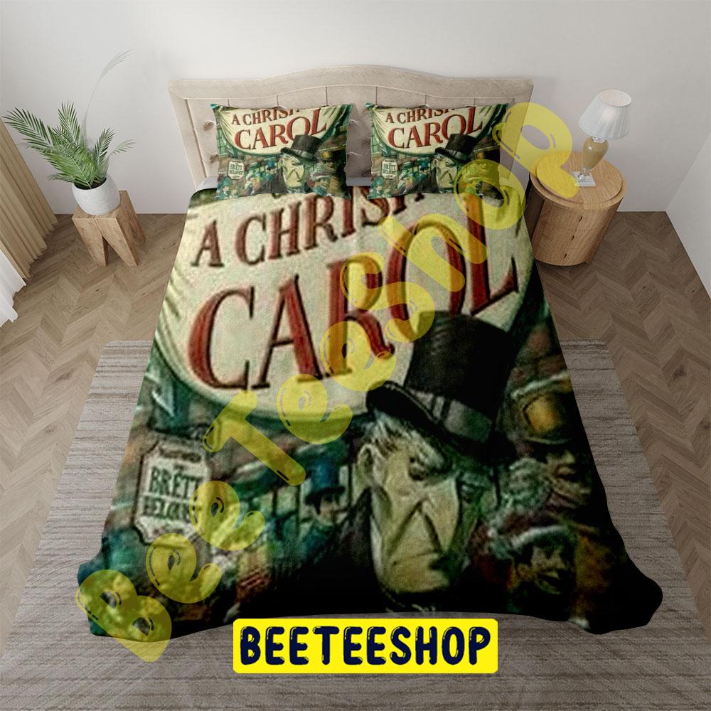 Vintage 80’s Scrooge A Christmas Carol Trending Bedding Set