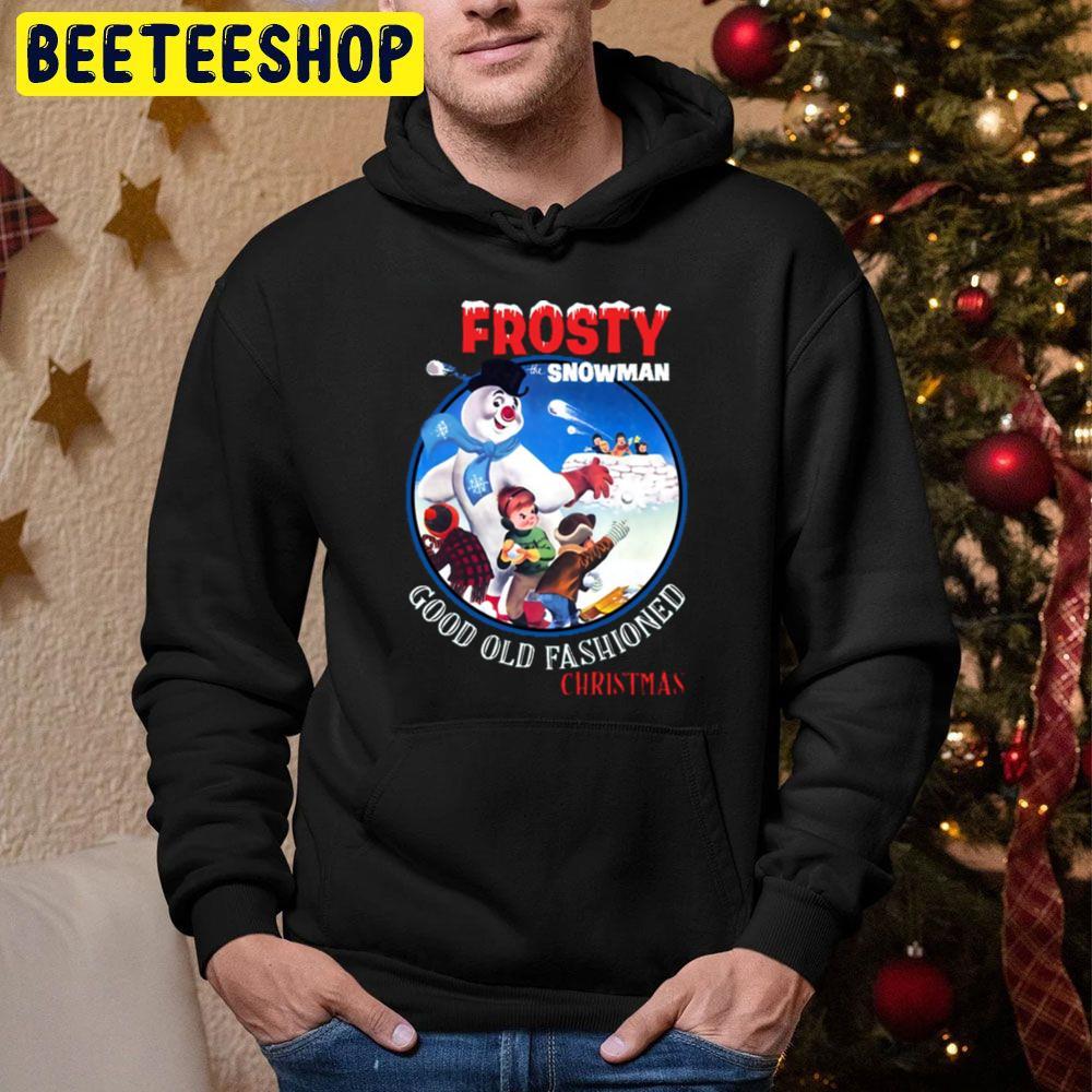 Vintage Christmas Frosty The Snowman Beeteeshop Trending Unisex Hoodie