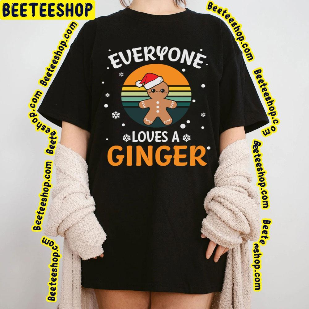 Vintage Everyone Loves A Gingerbread Christmas Unisex T-Shirt