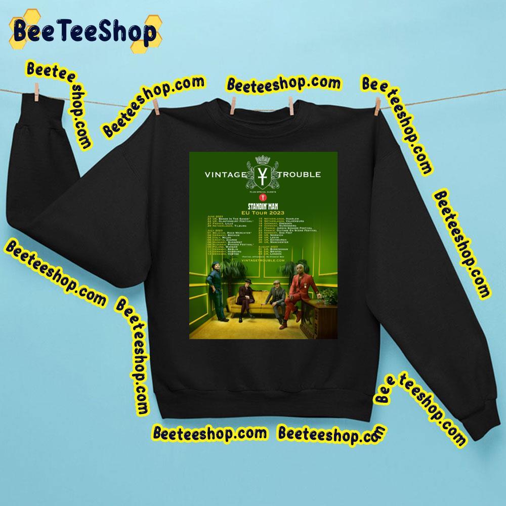 Vintage Trouble Eu Tour 2023 Beeteeshop Trending Unisex Sweatshirt