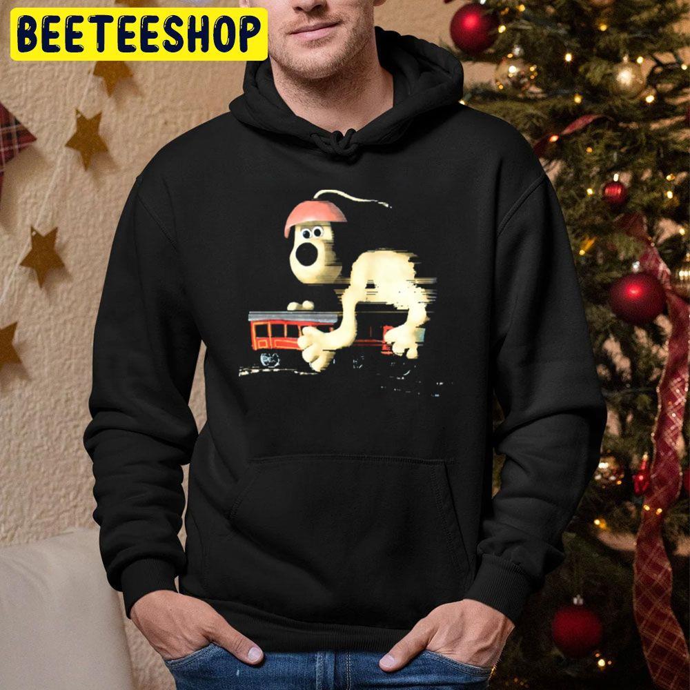 Vintage Wallace & Gromit Shaun The Sheep The Fight Before Christmas 2021 Beeteeshop Trending Unisex Hoodie