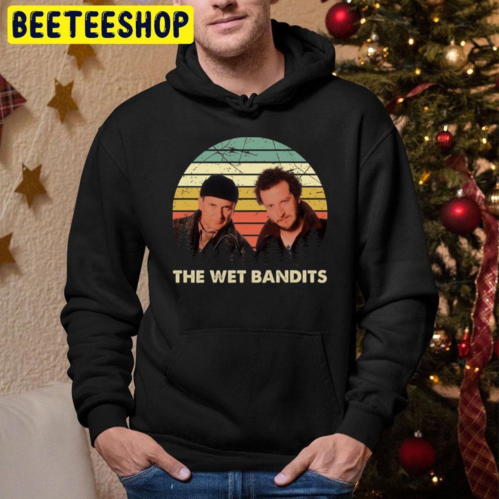 Vintage Wet Bandits Comedy Home Alone Christmas Beeteeshop Trending Unisex Hoodie