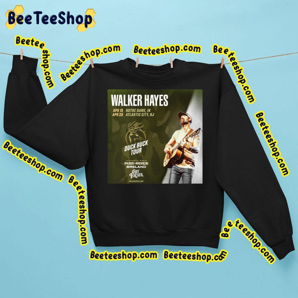 Walker Hayes Duck Buck Tour 2023 Ingrid Andress Beeteeshop Trending Unisex Sweatshirt