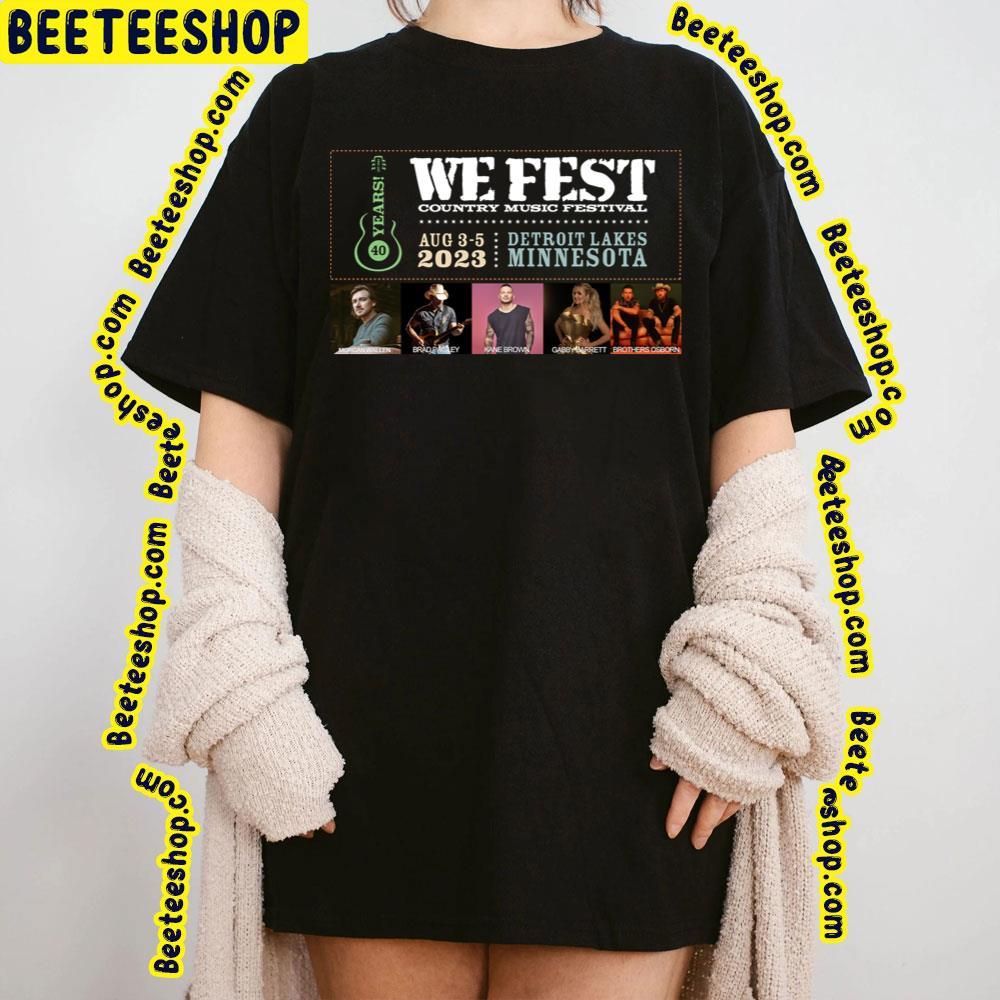 We Fest Country Music Festival 2023 Beeteeshop Trending Unisex T-Shirt