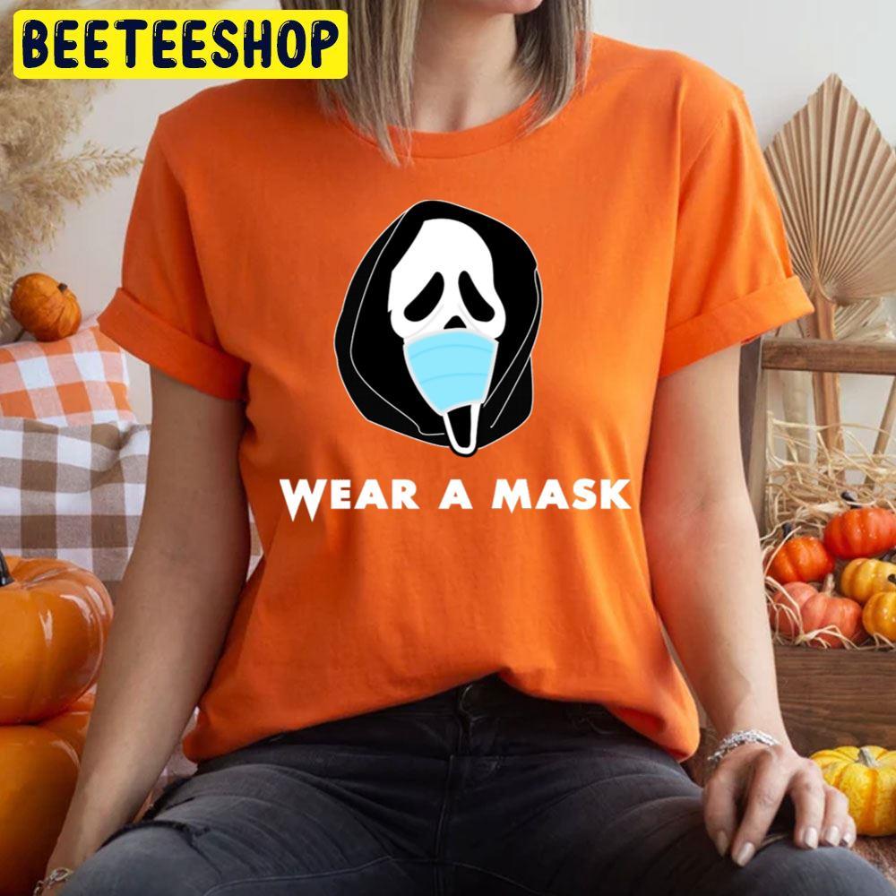 Wear A Mask Halloween Scream Pandemic Ghostface Beeteeshop Trending Unisex T-Shirt