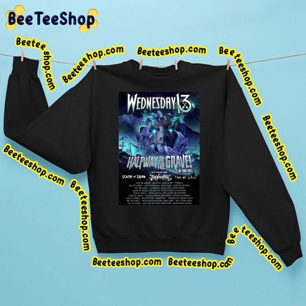 Wednesday 13 Tour April Beeteeshop Trending Unisex Sweatshirt