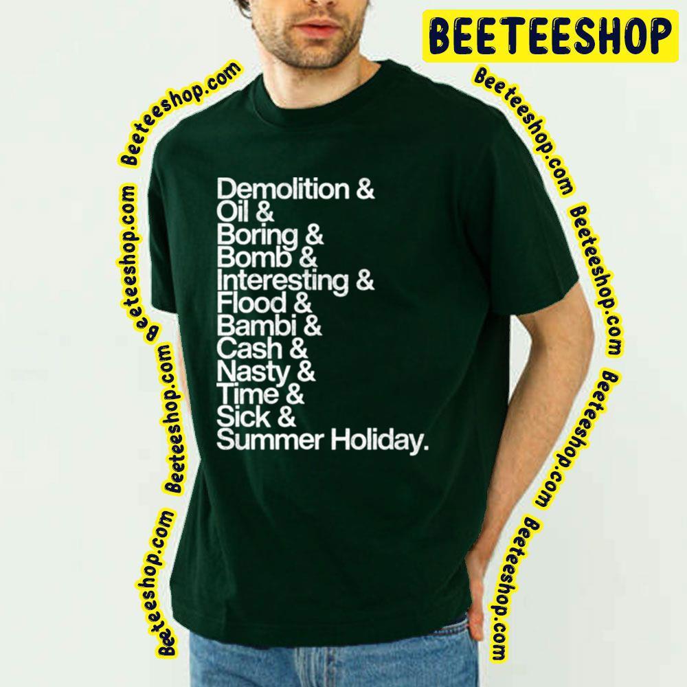 White Episode List The Young Ones Beeteeshop Trending Unisex T-Shirt