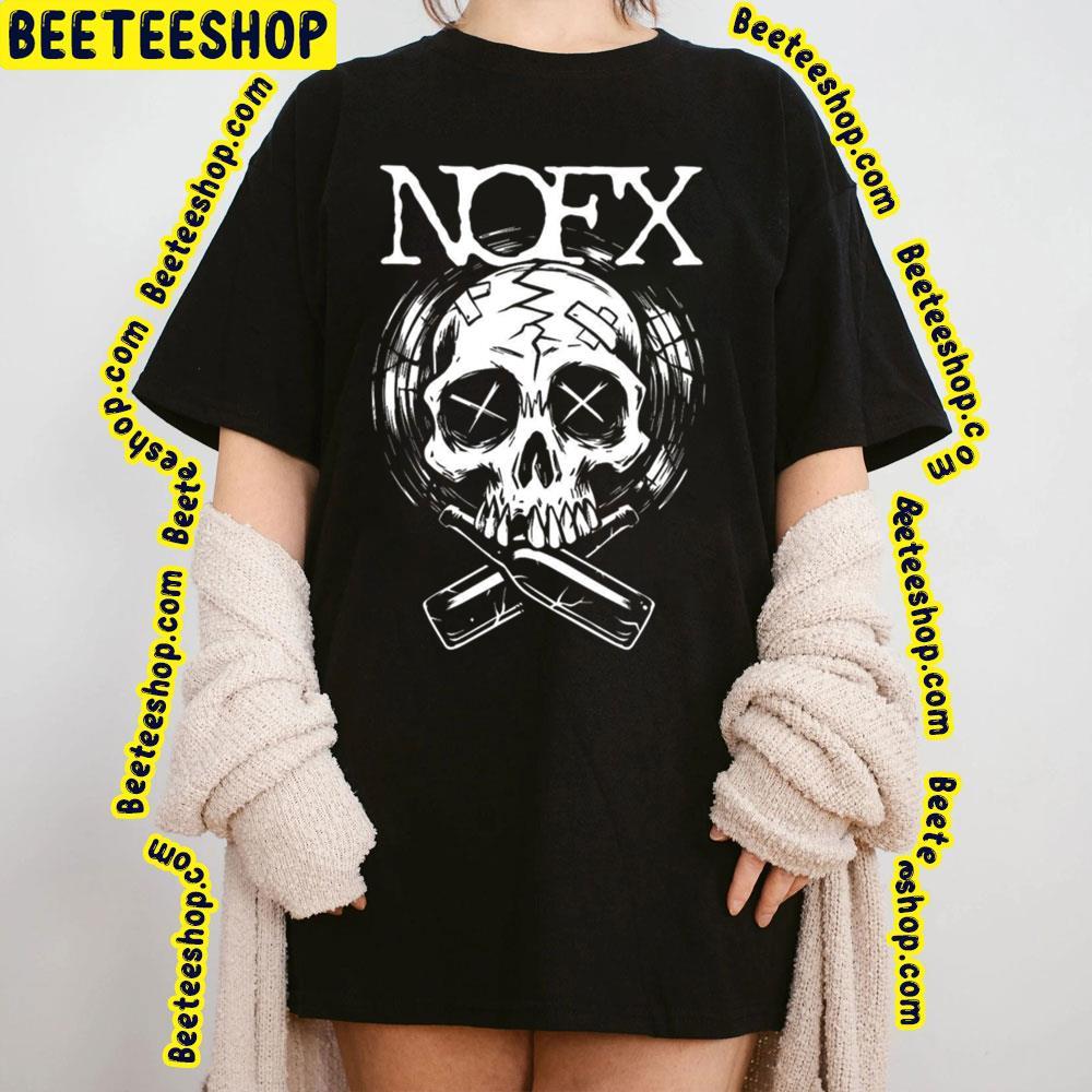 White Skull Nofx Logo Beeteeshop Trending Unisex T-Shirt