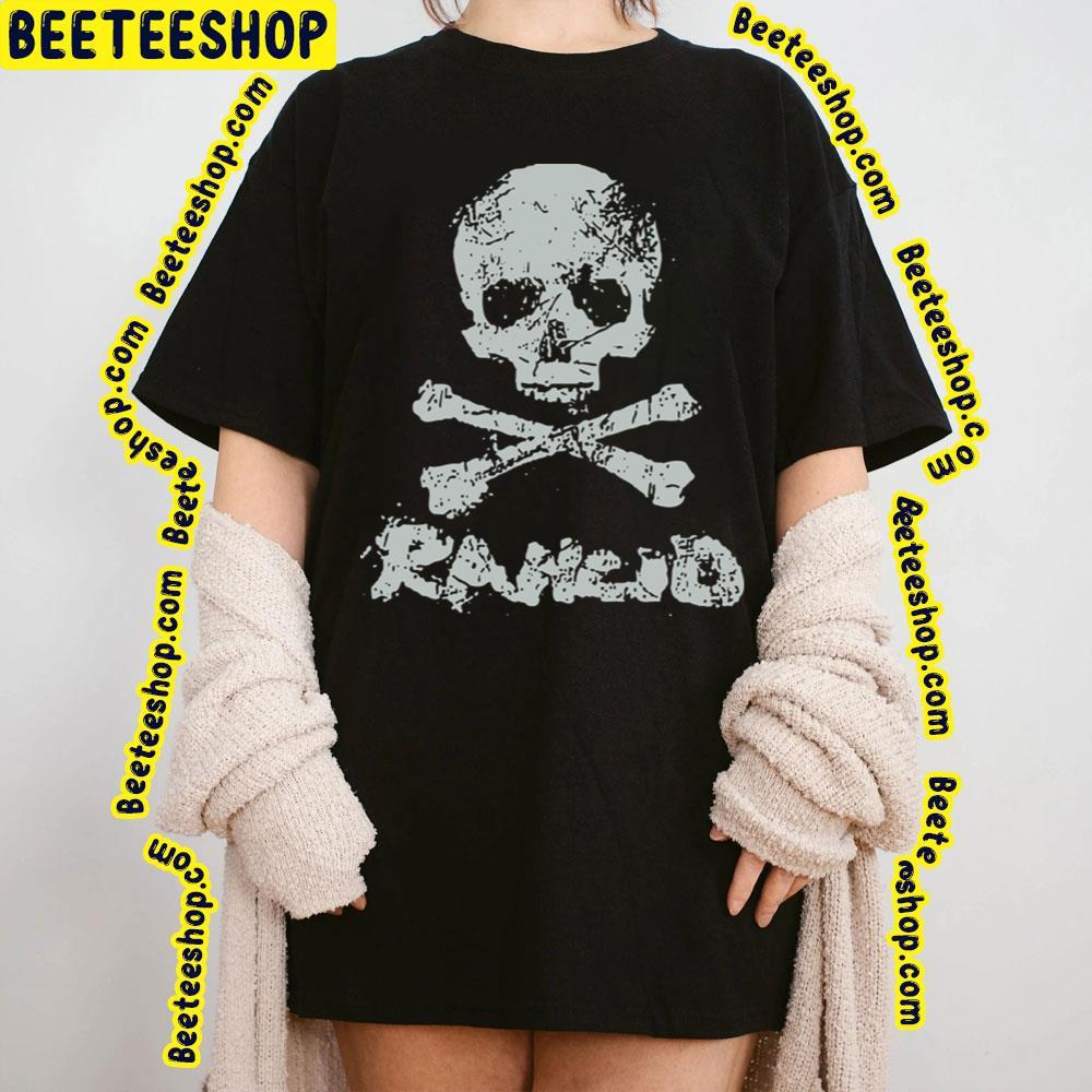 White Skull Rancid Band Beeteeshop Trending Unisex T-Shirt