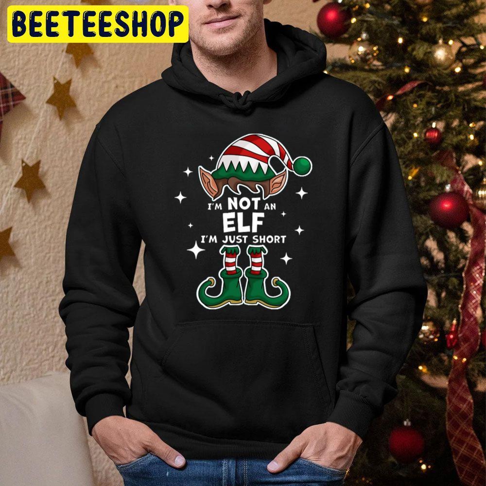 Whiteline I’m Not An Elf I’m Just Short Christmas Beeteeshop Trending Unisex Hoodie