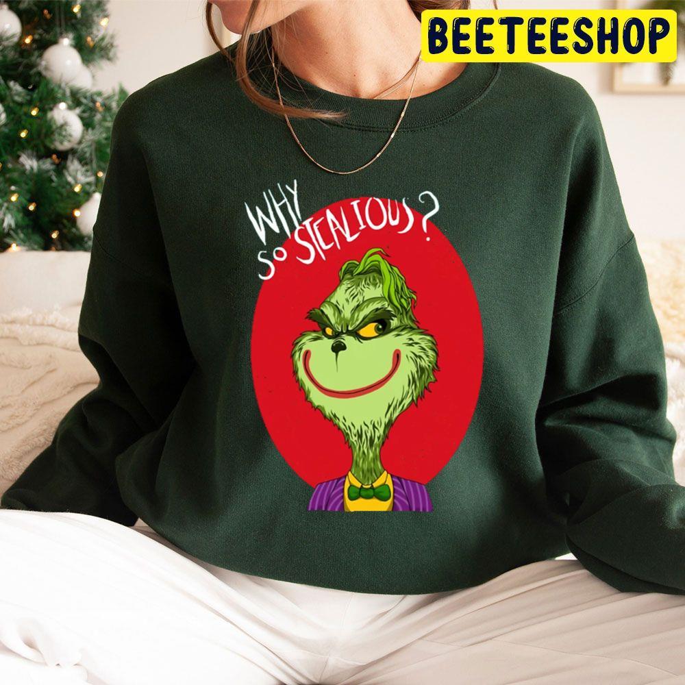 Why So Sicalious Jocker The Grincher Christmas Beeteeshop Trending Unisex Sweatshirt