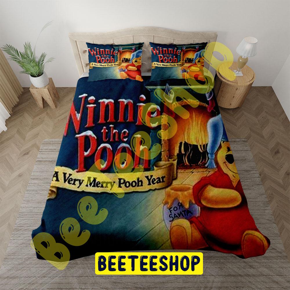 Winnie The Pooh A Very Merry Pooh Year 1 Trending Bedding Set