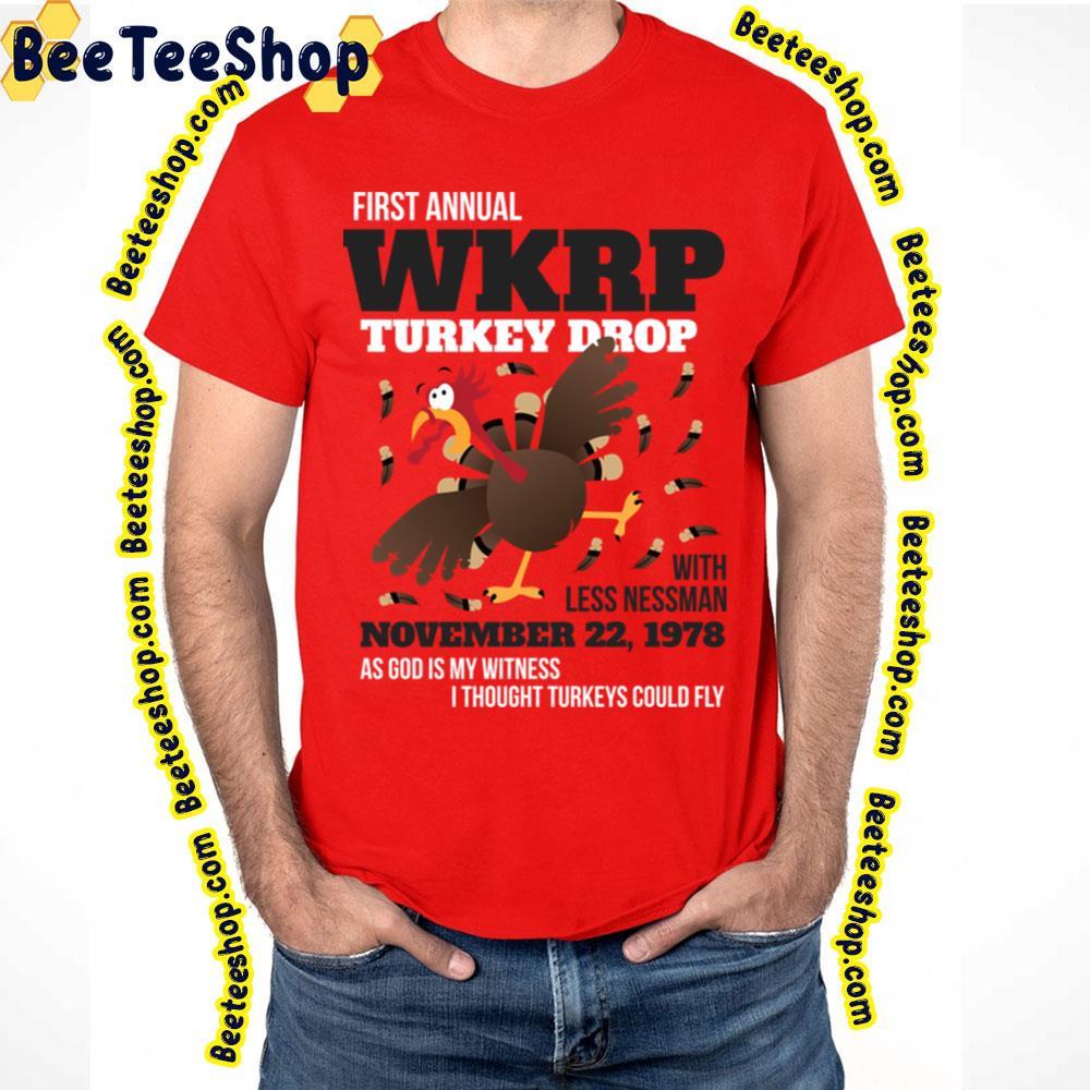 Wkrp Thanksgiving Turkey Beeteeshop Trending Unisex T-Shirt