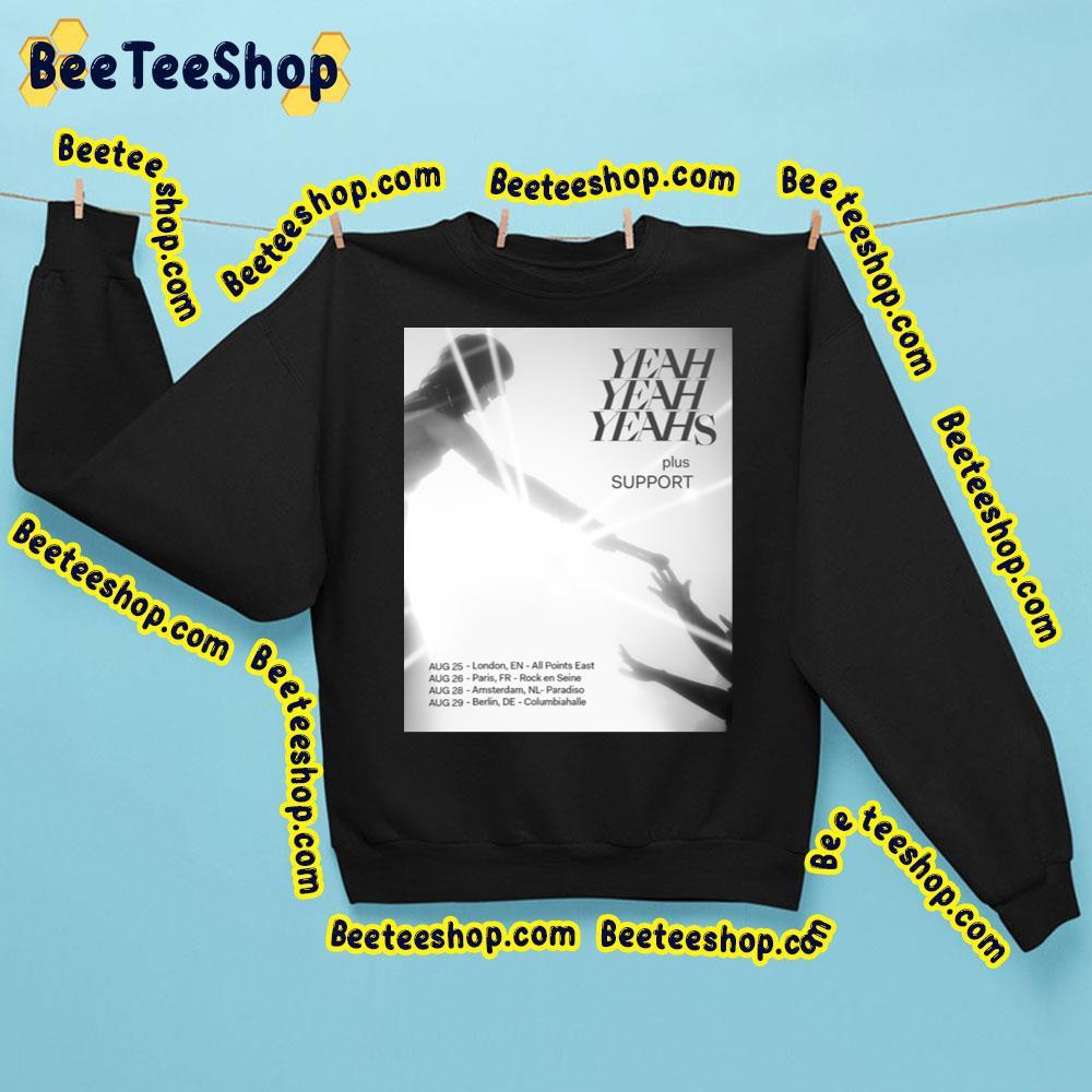 Yeah Yeah Yeahs Tour August 2023 Beeteeshop Trending Unisex Sweatshirt