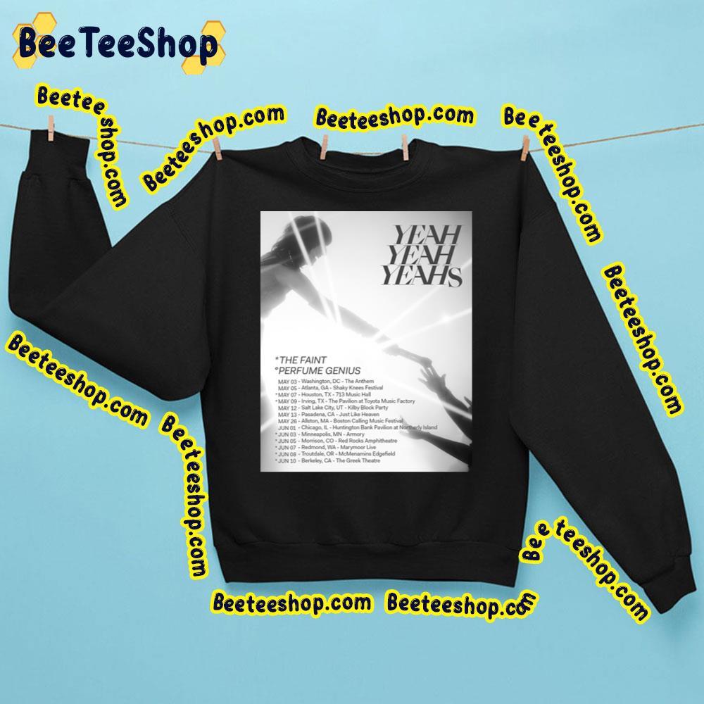 Yeah Yeah Yeahs Tour Mayjune 2023 Faint Beeteeshop Trending Unisex Sweatshirt