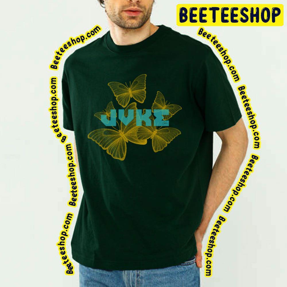 Yellow Art Butterfly Jvke Unisex T-Shirt