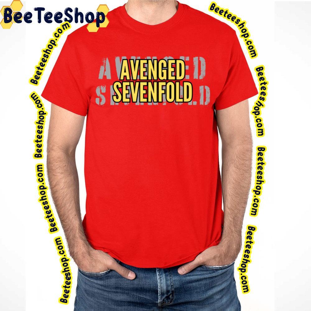 Yellow Text Design Avenged Sevenfold Beeteeshop Trending Unisex T-Shirt