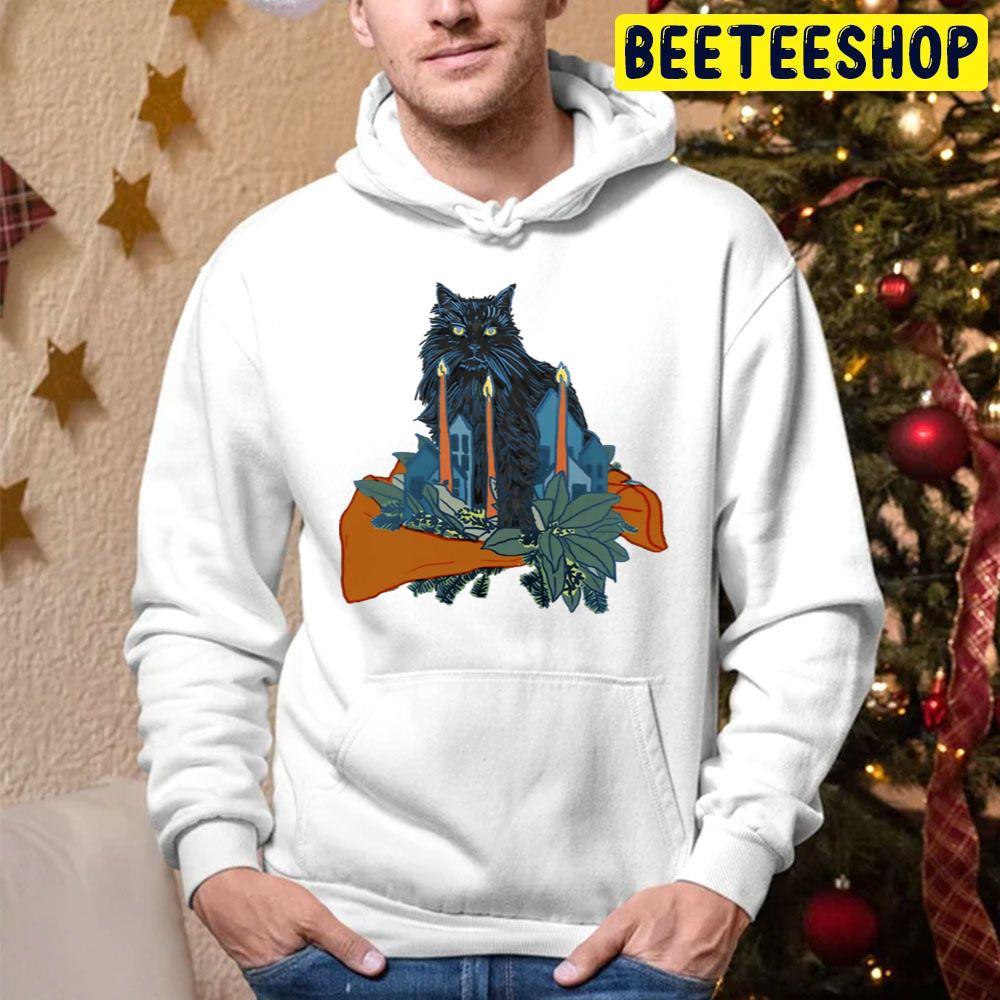 Yule Cat Christmas Beeteeshop Trending Unisex Hoodie