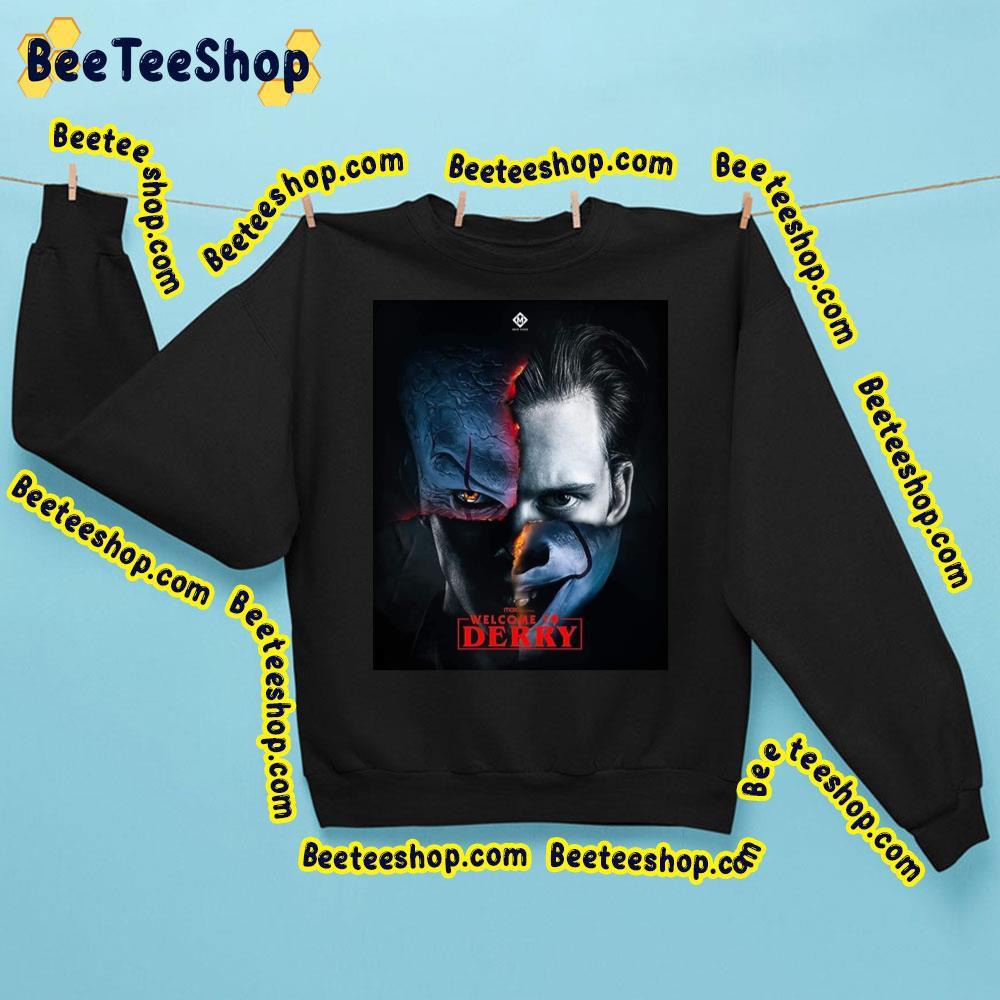 4 Faces Welcome To Derry Trending Unisex Sweatshirt