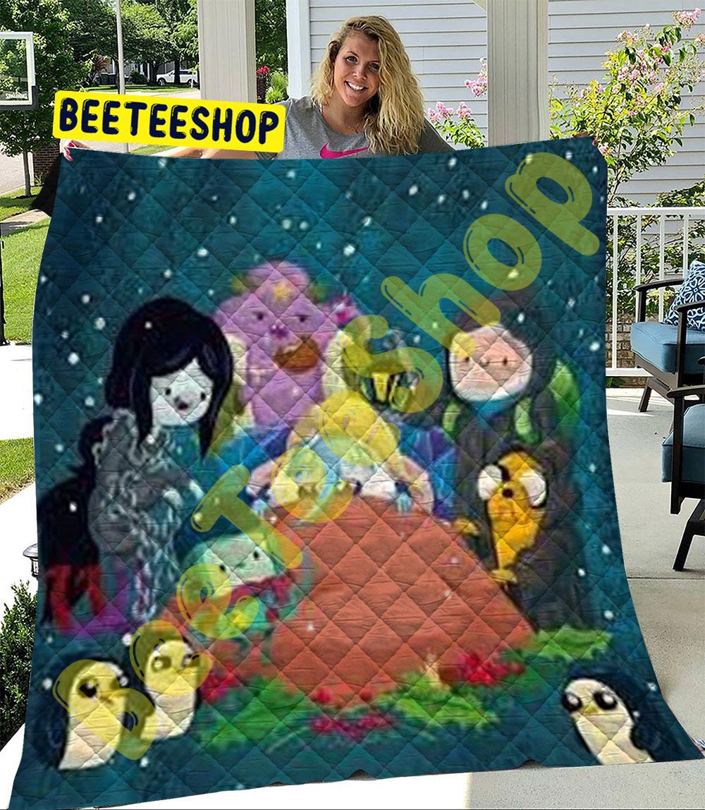 Adventure Time Christmas 05 Trending Quilt