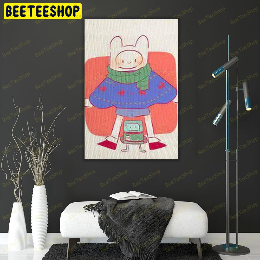 Adventure Time Christmas 07 Trending US Portrait Canvas