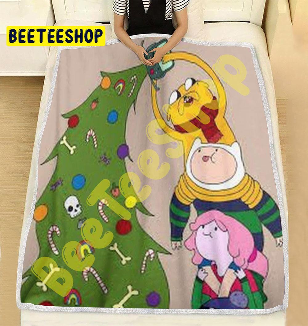 Adventure Time Christmas 13 Trending Blanket