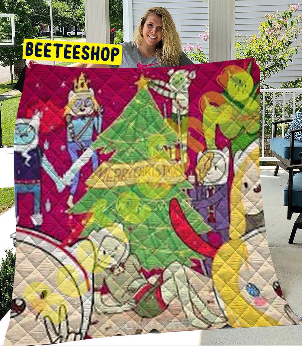 Adventure Time Christmas 18 Trending Quilt