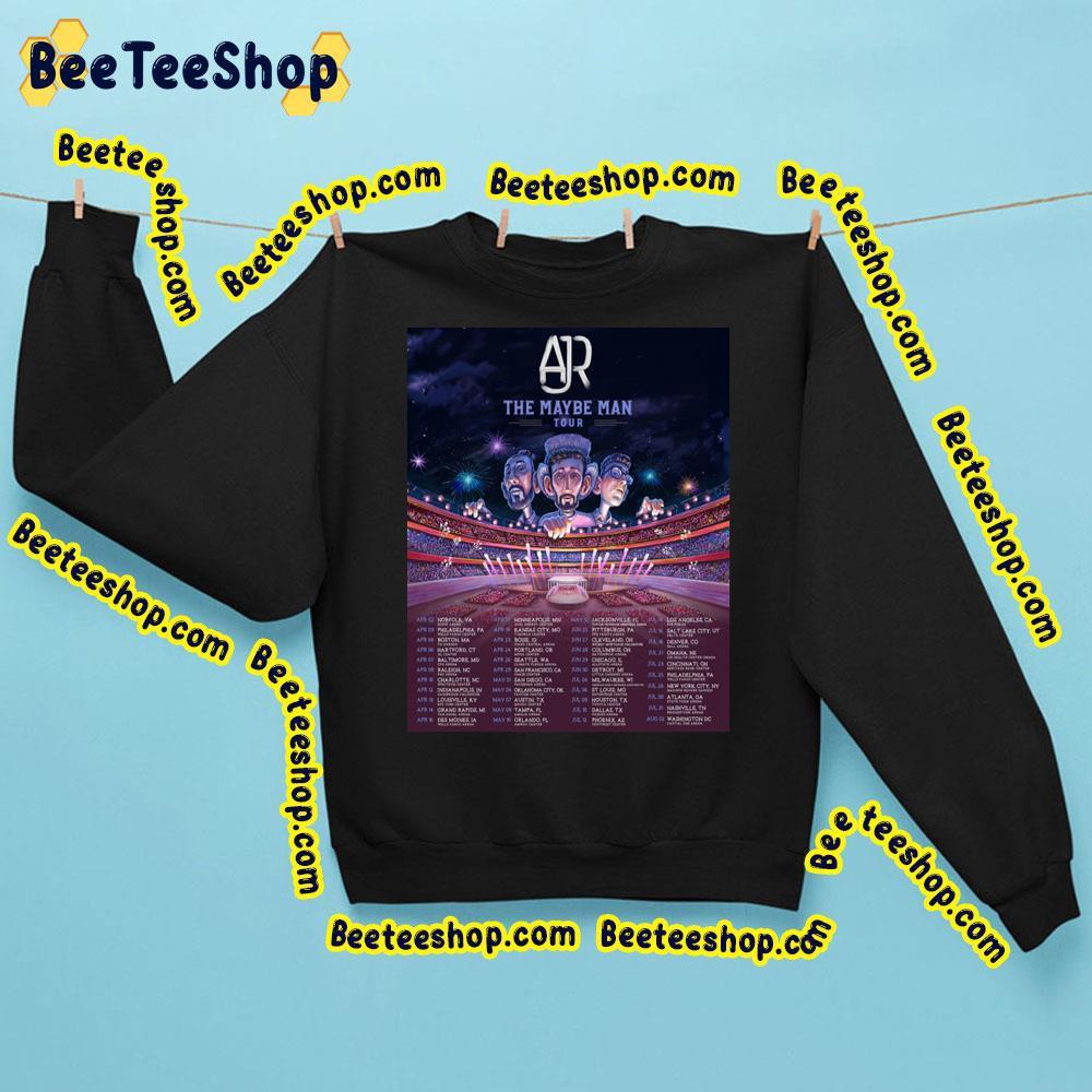 Ajr The Maybe Man Tour Dates 2024 Trending Unisex Sweatshirt