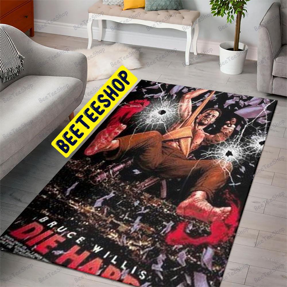 Art Die Hard Movie 1 Trending Rug Rectangle