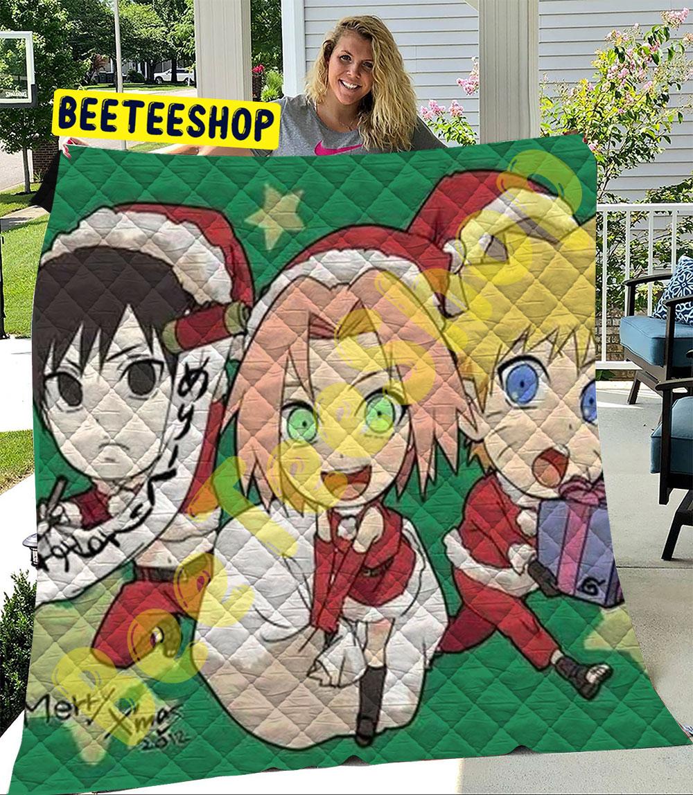 Art Naruto Manga Christmas 04 Trending Quilt Beeteeshop 4904