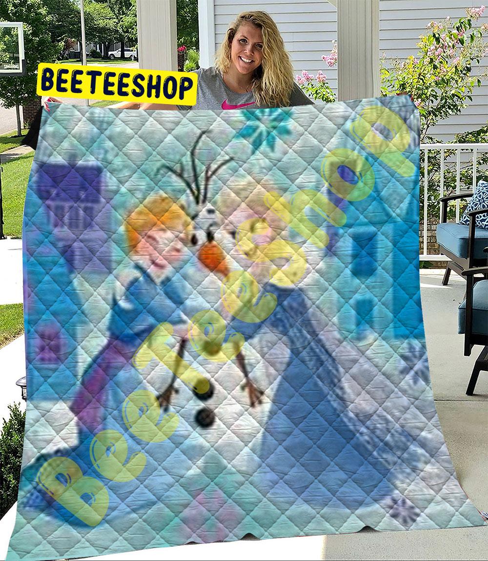 Art Olaf’s Frozen Adventure 06 Trending Quilt