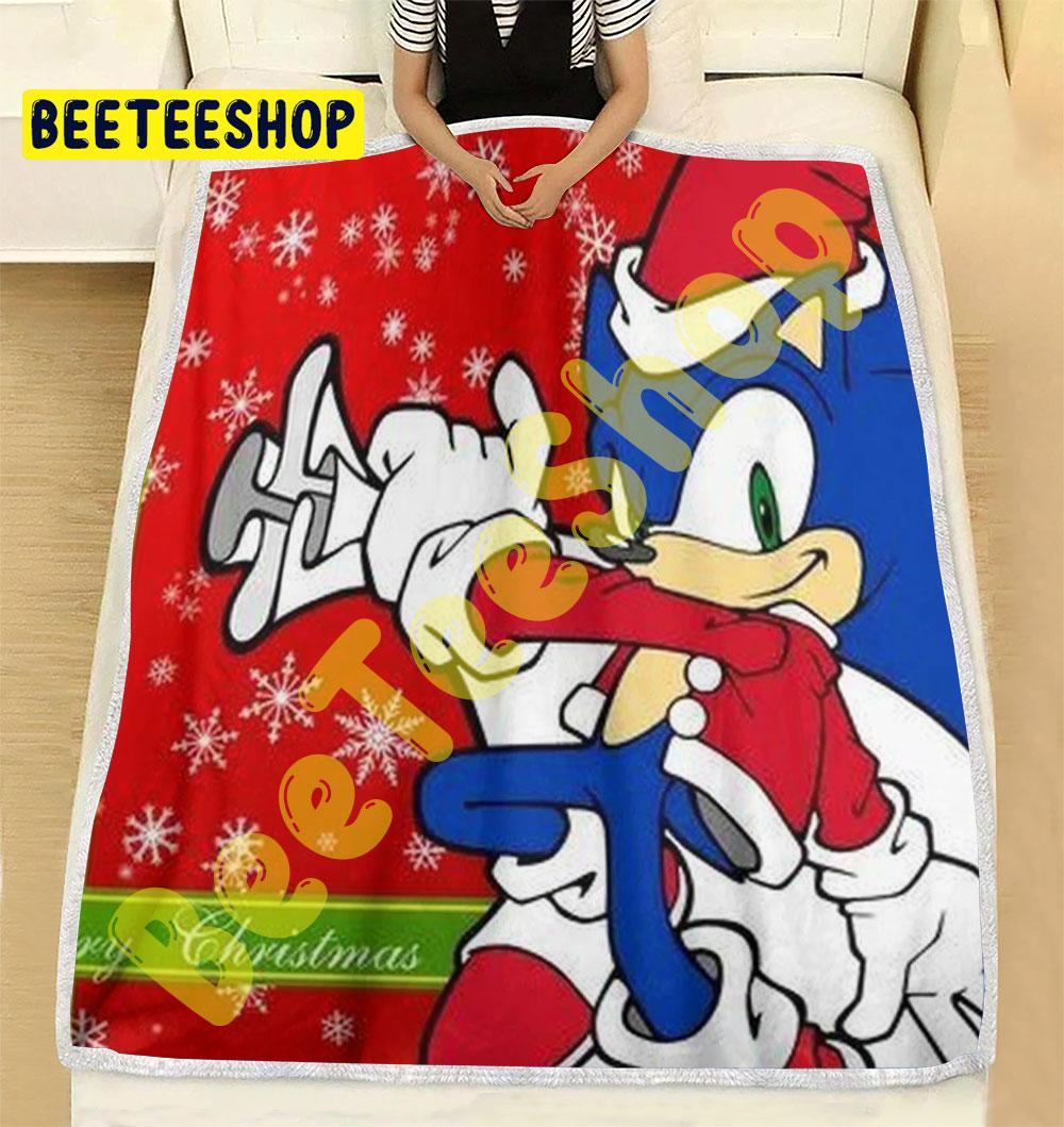 Art Sonic The Hedgehog Christmas 5 Trending Blanket