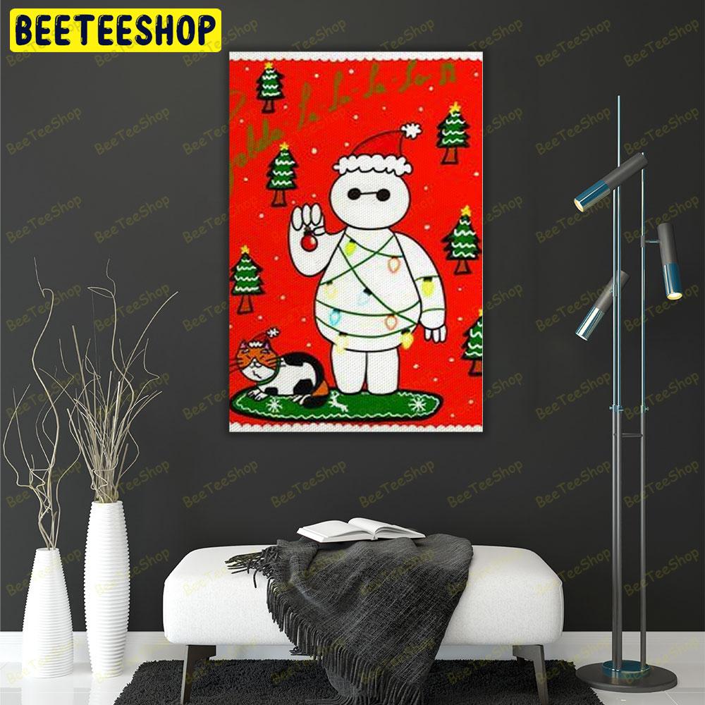 Baymax Christmas 06 Trending US Portrait Canvas