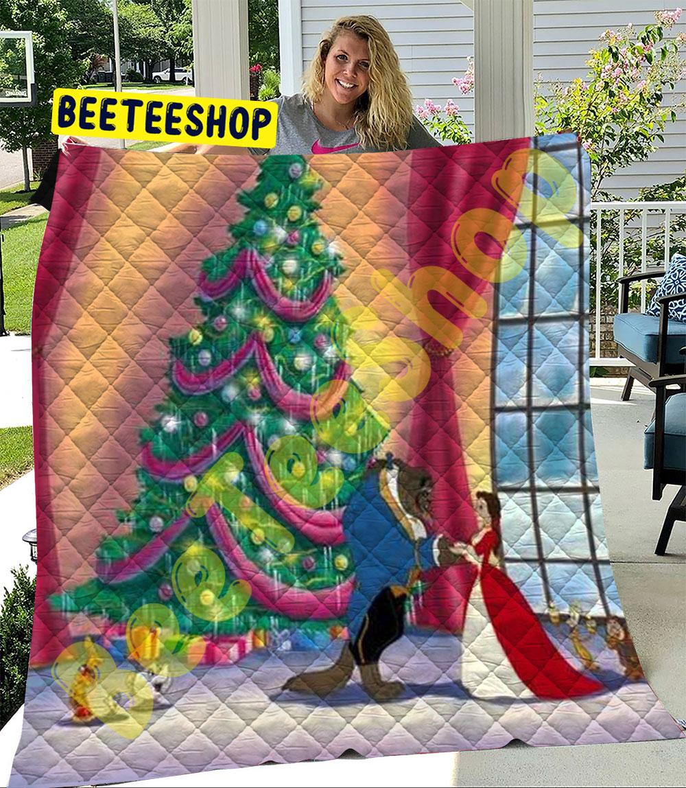 Beauty And The Beast The Enchanted Christmas 2 Trending Quilt