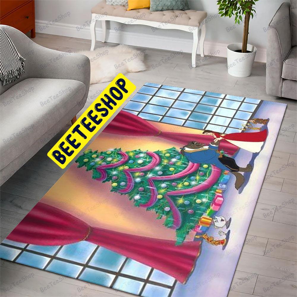 Beauty And The Beast The Enchanted Christmas 2 Trending Rug Rectangle