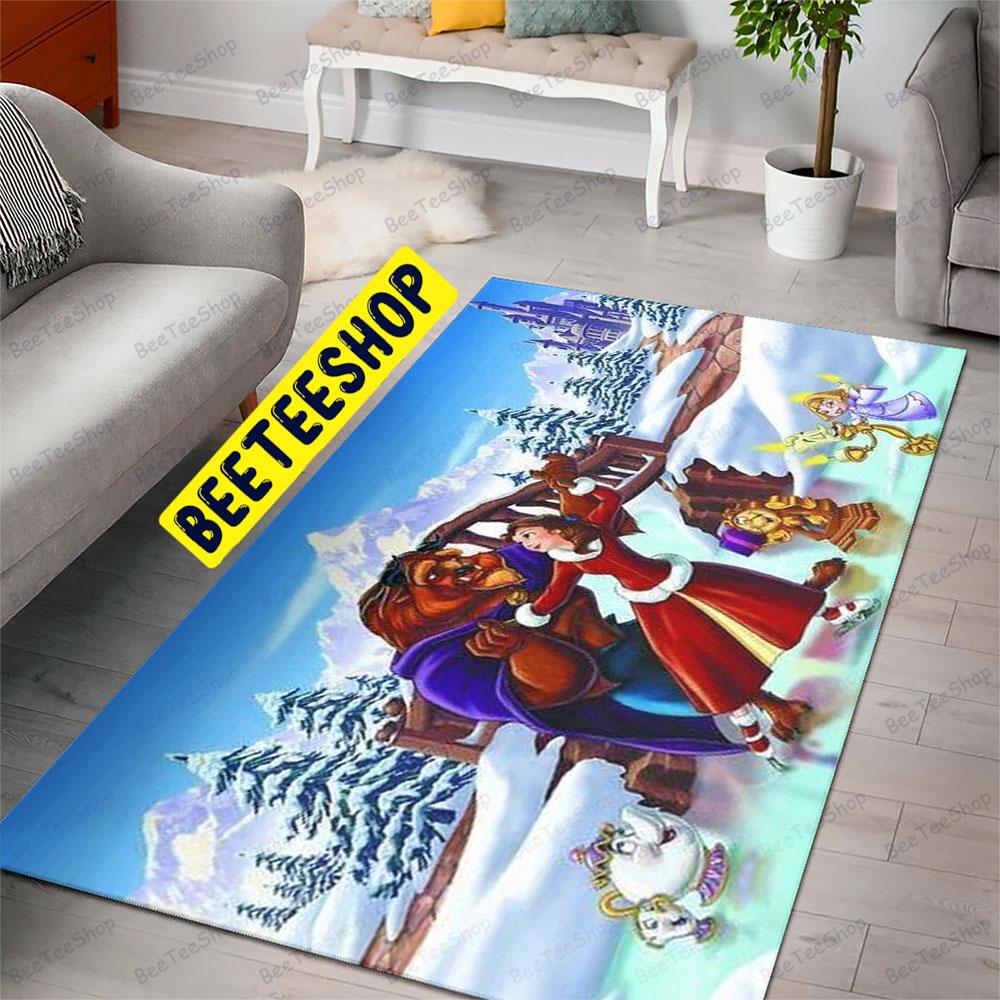 Beauty And The Beast The Enchanted Christmas 3 Trending Rug Rectangle