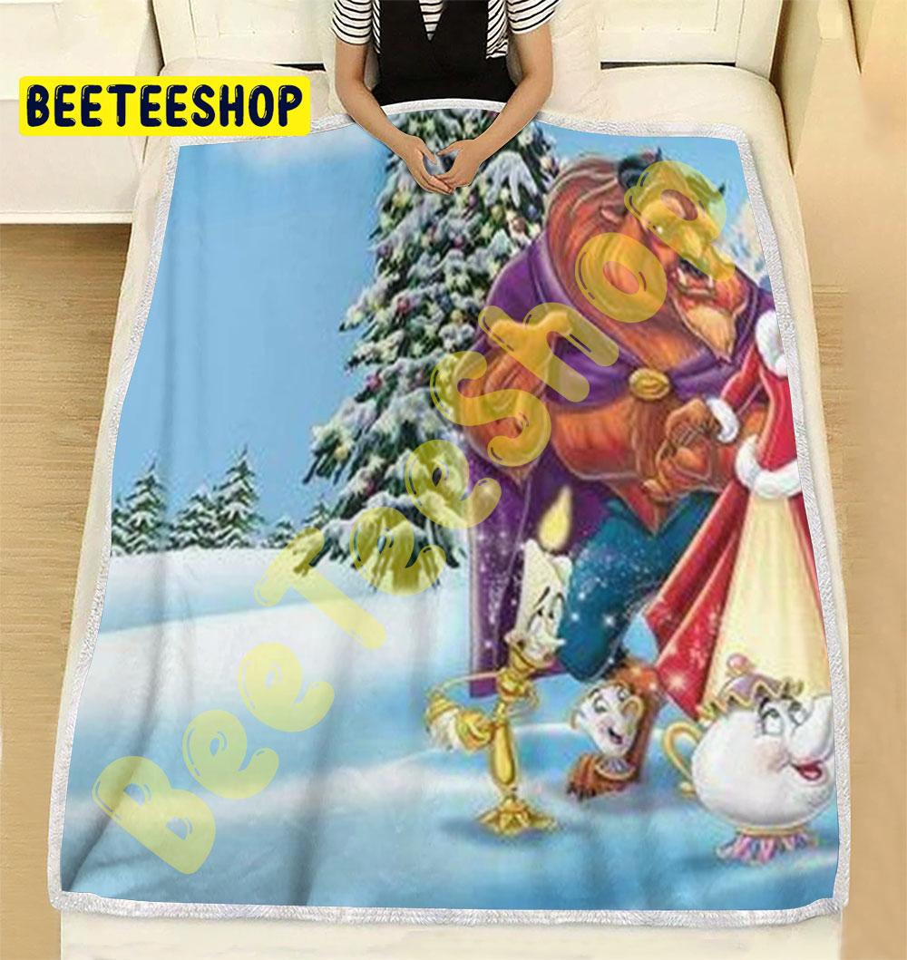 Beauty And The Beast The Enchanted Christmas 5 Trending Blanket